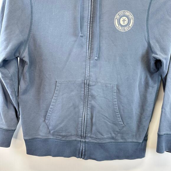 FRYE Full Zip Hoodie Bering Sea Cotton Graphic Logo Size XL Casual Streetwear - Picture 5 of 15
